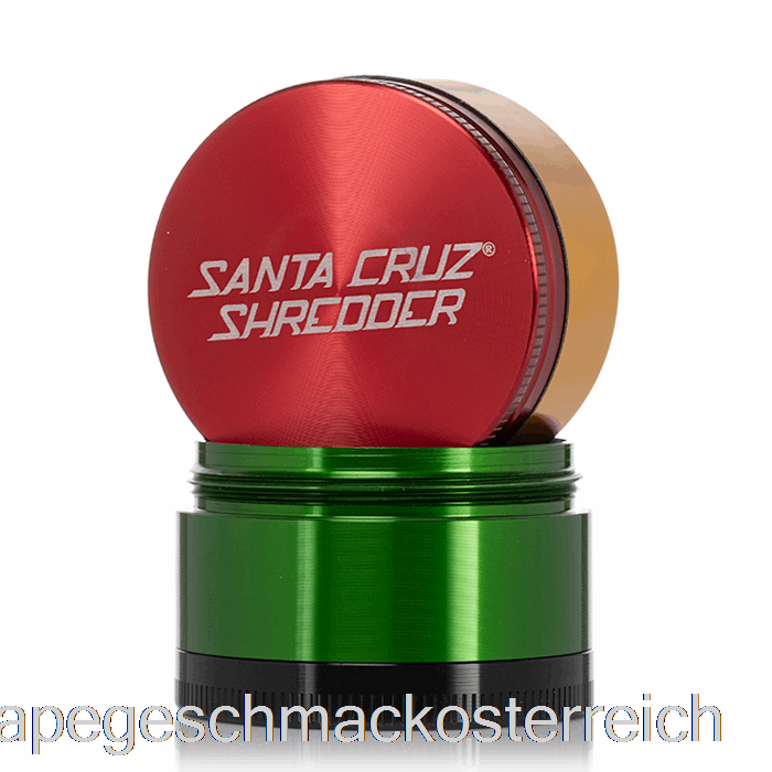Santa Cruz Shredder 2,2 Zoll Medium 4-teiliges Mahlwerk Rasta (53 Mm) Vape-Geschmack